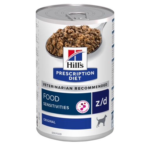 Hill's PD z/d – Hrana umeda cu pui pentru caini adulti, pentru sensibilitati alimentare 370g