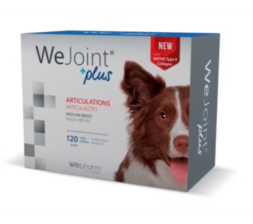 WeJoint Plus Medium Breeds Supliment pentru sanatatea articulatiilor la caini de talie medie 120 tablete
