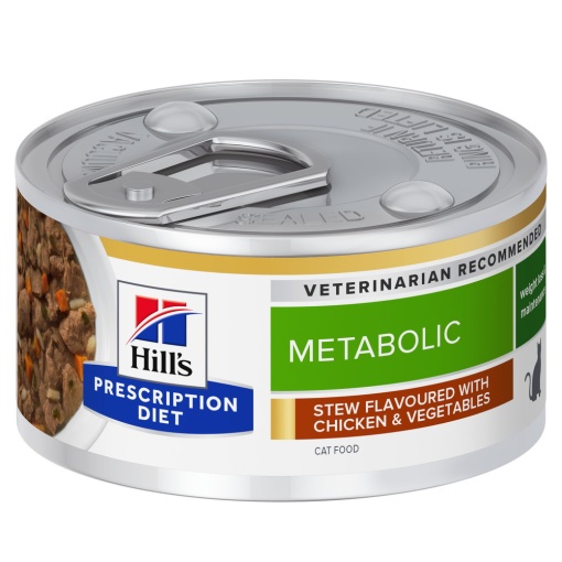 Hill's PD Metabolic Tocanita cu pui si legume – Hrana umeda cu pui pentru controlul greutatii 82g