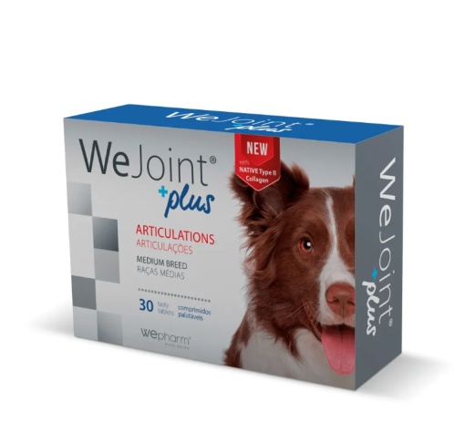 WeJoint Plus - Supliment articular pentru caini de talie medie, 30 Comprimate