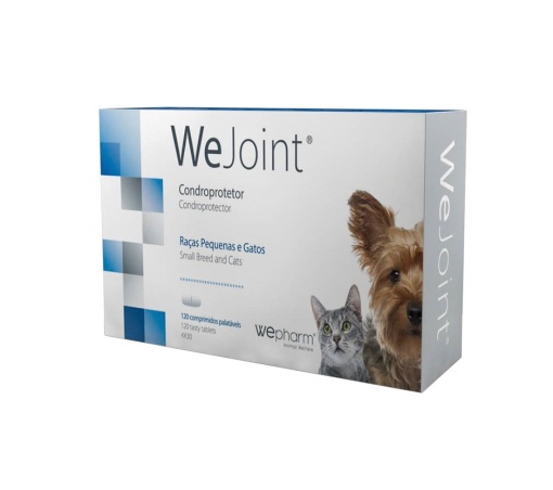 WeJoint - Supliment pentru ingrijirea articulatiilor pentru caini de talie mica si pisici, 120 Comprimate