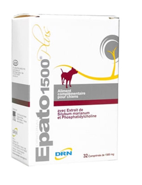 Epato 1500 mg – Supliment hepatic pentru caini de talie foarte mare (32 comprimate)