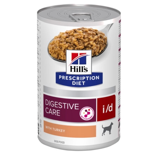Hill's PD i/d – Hrana umeda cu curcan pentru caini 360g