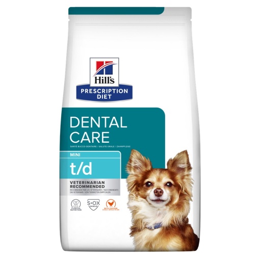 Hill's PD t/d Mini – Hrana cu pui pentru sanatate dentara 3kg
