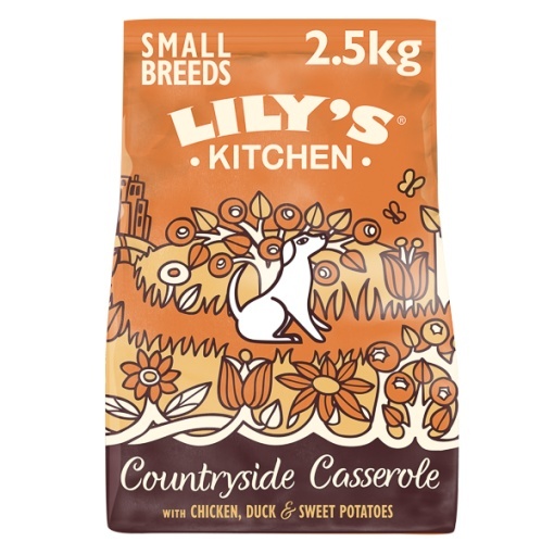 Lily’s Kitchen Chicken & Duck – Hrana uscata fara cereale cu pui pentru caini adulti de talie mica, 2.5 kg