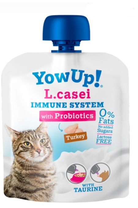YowUp L.Casei Turkey Cat – Iaurt probiotic cu curcan pentru pisici – fara refrigerare, 85 g