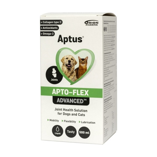 Aptus Apto-Flex Advanced – Supliment lichid pentru sustinerea sanatatii articulare la caini si pisici