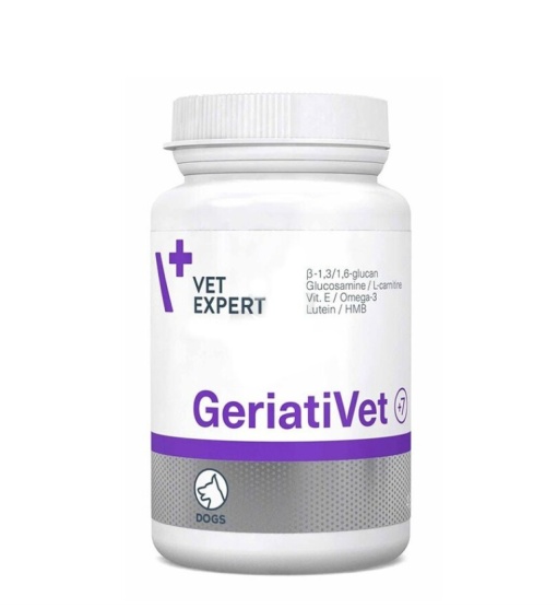 GeriatiVet Dog Small Breed - Supliment complet pentru cainii seniori de talie mica si medie 45 Comprimate