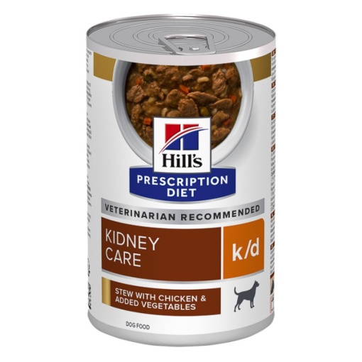 Hill's PD k/d Chicken & Veggie Stew Hrana umeda cu pui pentru suport renal 354g