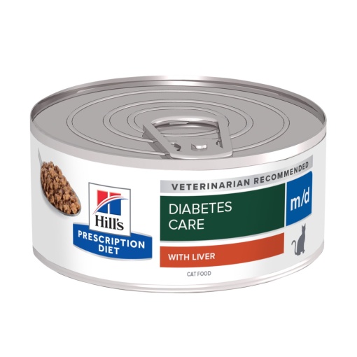 Hill's PD m/d – Hrana umeda cu porc pentru diabet zaharat si gestionarea greutatii 156g