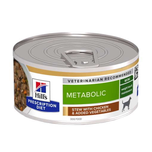 Hill's PD Metabolic – Hrana umeda cu pui și legume pentru controlul greutatii 156g