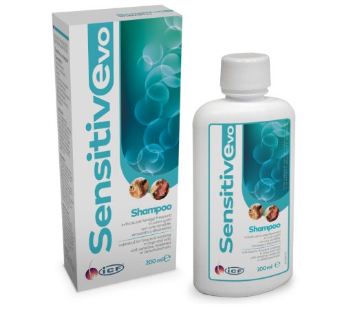 SensitivEvo Sampon - Sampon dermatologic pentru caini si pisici cu piele sensibila, 200ml