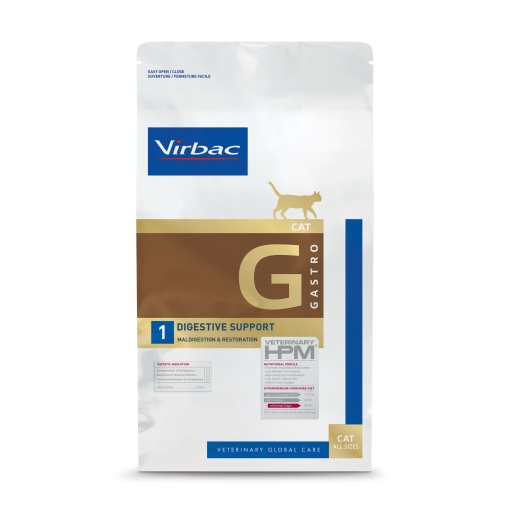 Virbac HPM G1 Digestive Support Gastro - Hrana uscata cu porc si pui pentru digestie sensibila 1.5kg