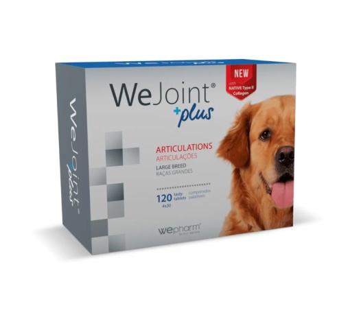 WeJoint Plus - Supliment pentru articulatii sanatoase si mobile pentru Caini de talie mare, 120 Comprimate