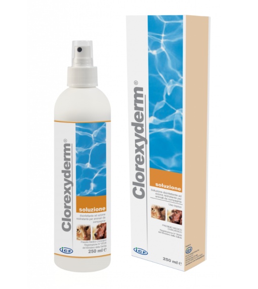 Clorexyderm Solutie 0,5% - Solutie antiseptica blanda pentru igienizarea pielii, 250ml