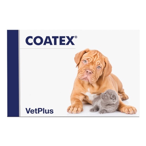 Coatex – Supliment nutritiv pentru piele si blana sanatoasa la caini si pisici, 60 capsule