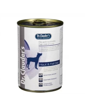 Dr. Clauder's Dog – Hrana umeda dietetica pentru afectiuni dermatologice, 400g