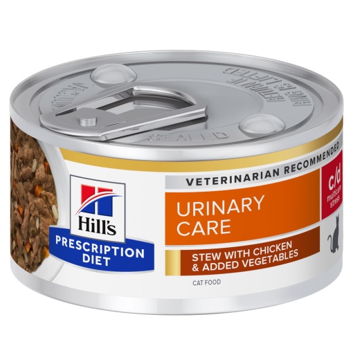 Hill's PD c/d Multicare Stress cu pui – Hrana umeda cu pui pentru tract urinar + reducerea stresului 82g
