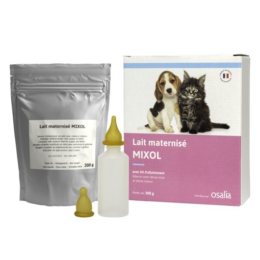 Mixol – Lapte praf pentru pentru hranirea puilor sau in perioada de intarcare pentru pui de animale, 300 g