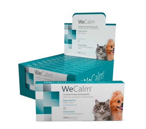 WeCalm – Supliment natural, 100 comprimate, pentru reducerea stresului la caini si pisici