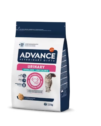 Advance Veterinary Diets Cat Urinary Sterilised Low Calorie – Hrana uscata cu pui pentru sensibilitate urinara