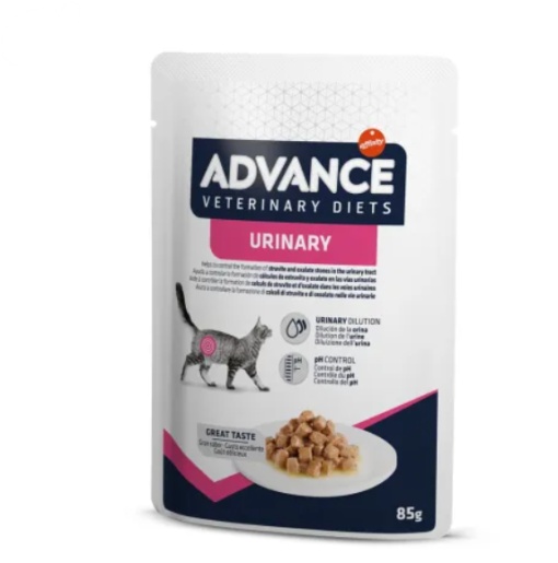 Advance Veterinary Diets Urinary Cat – Hrana umeda cu pui pentru afectiuni urinare 12 Plicuri x 85g