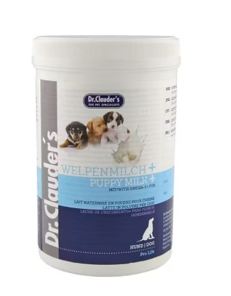 Dr. Clauder’s Pro Life Puppy Milk+ – Inlocuitor de lapte matern pentru catei si suport nutritiv pentru caini slabiti, 450g