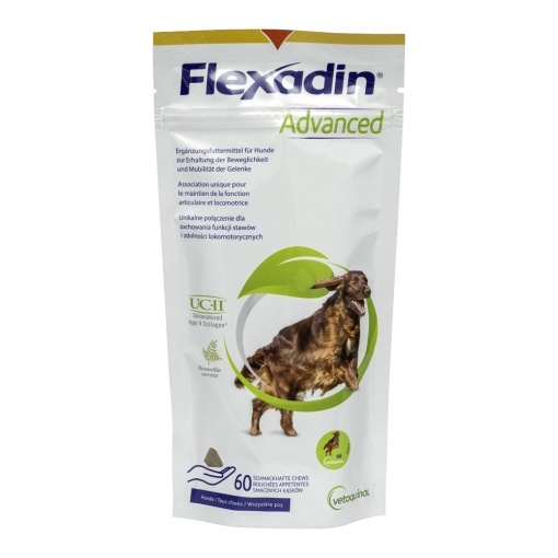Flexadin Advanced – Supliment pentru articulatii la caini, 60 comprimate masticabile