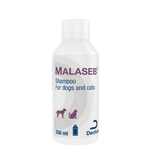 Malaseb Sampon 250 ml – tratament topic antifungic si antibacterian pentru caini si pisici 250 ml