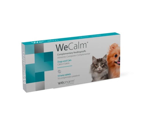 WeCalm – Supliment natural, 10 comprimate, pentru reducerea stresului la caini si pisici