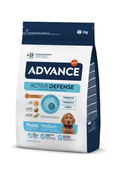 Advance Puppy Medium – Hrana uscata cu pui pentru caini de tale medie si femele gestante