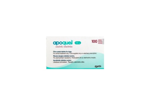Apoquel 3.6 mg - Supliment pentru ameliorarea simptomelor dermatitei alergice si atopice 100 Comprimate