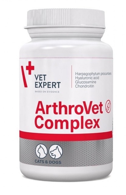 ArthroVet Complex – Supliment pentru articulatii sanatoase la caini si pisici, 90 comprimate