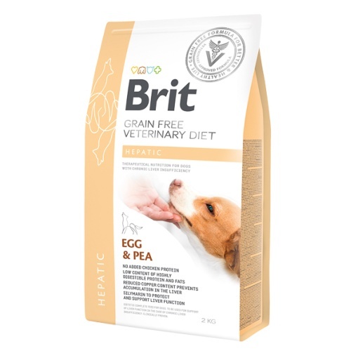 Brit Grain Free Veterinary Diets Dog Hepatic – Hrana uscata dietetica pentru insuficienta hepatica cronica