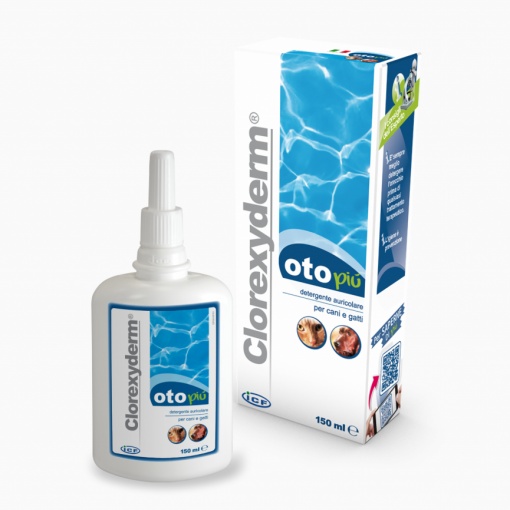 Clorexyderm Oto PIU - Solutie pentru curatarea delicata a urechilor, 150ml