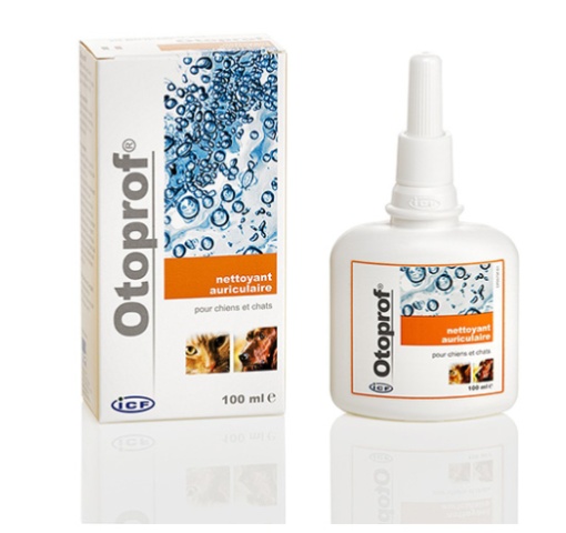 Otoprof – Solutie cerumenolitica pentru curatarea urechilor la caini si pisici, 100 ml