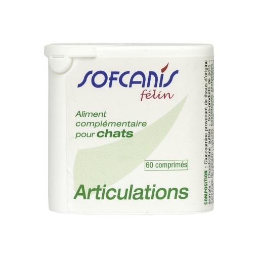 Sofcanis Felin Articulations – Supliment pentru sanatatea articulatiilor la pisici, 60 comprimate