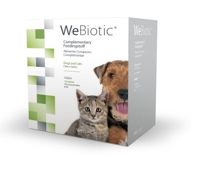 WeBiotic – Supliment digestiv complet pentru caini si pisici, 120 tablete masticabile