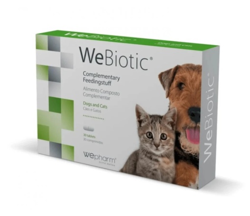 Webiotic - Supliment digestiv pentru caini si pisici, 30 comprimate