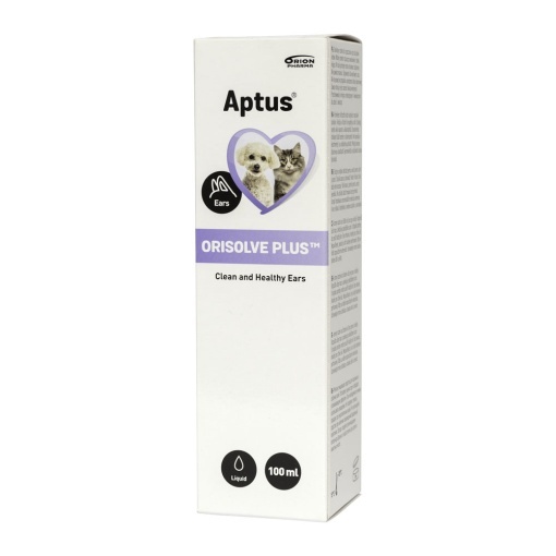 Aptus Orisolve Plus 100 ml – curatare delicata si ingrijire auriculara pentru caini si pisici
