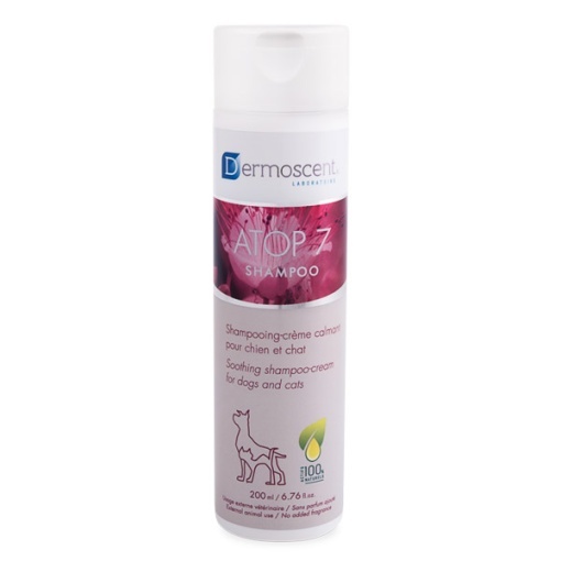 Dermoscent Atop 7 - Sampon pentru piele sensibila, iritata sau predispusa la afectiuni alergice pentru caini si pisici, 200 ml