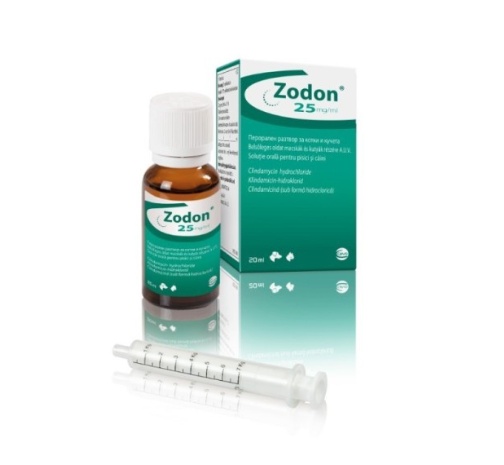 Zodon Solutie Orala 25 mg/ml – Antibiotic cu clindamicina pentru al infectii bacteriene ale pielii, cavitatii orale si oaselor