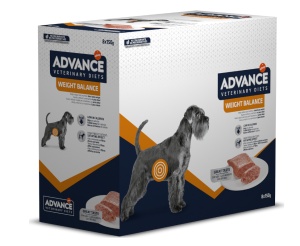 Advance Veterinary Diets Dog Weight Balance – Hrana umeda cu pui pentru controlul, 150g