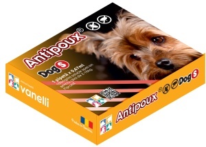 Antipoux Dog S, 1 Pipeta x 0.67ml, 2-10kg