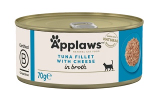 Applaws Pisica Adult – File de Ton si Branza, hrana umeda completa 70 g