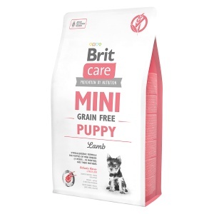 Brit Care Mini Grain-Free Puppy Lamb - Hrana uscata fara cereale cu miel pentru catei de talie mica si femele gestante/lactante