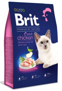 Brit Premium by Nature Cat Adult Chicken - Hrana uscata completa cu pui pentru pisici adulte - Img 4