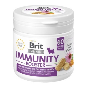 BRIT Vitamins Immunity Booster – Supliment vitaminic pentru sustinerea sistemului imunitar al cainilor 120 g