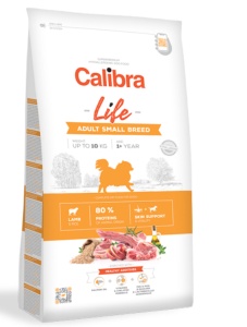 Calibra Dog Life Adult Small Breed Lamb - Hrana uscata cu miel pentru caini adulti de talie mica