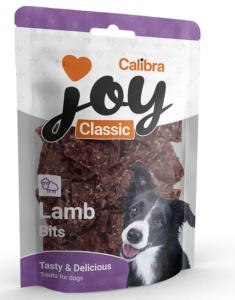 Calibra Joy Dog Classic Lamb Bits - Bucatele din carne de miel pentru caini, 80 g